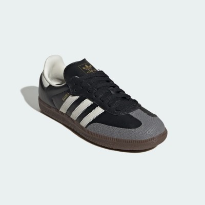 Baskets adidas Samba OG noires avec détail effet serpent – JR8165