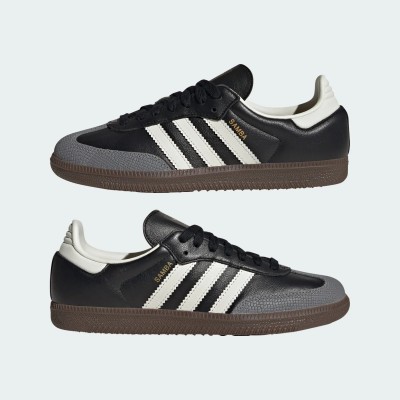 Baskets adidas Samba OG noires avec détail effet serpent – JR8165