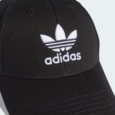 Casquette adidas Originals noire avec logo Trèfle – EC3603