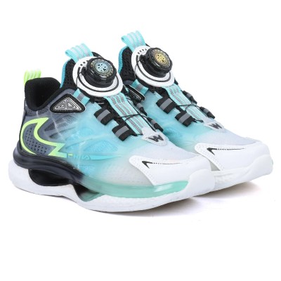 Basket enfant turquoise et noire avec molette de serrage LC6362-VT