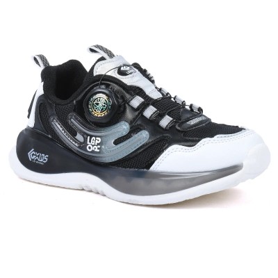 Basket enfant noire et blanche avec molette LIY35048NS-N