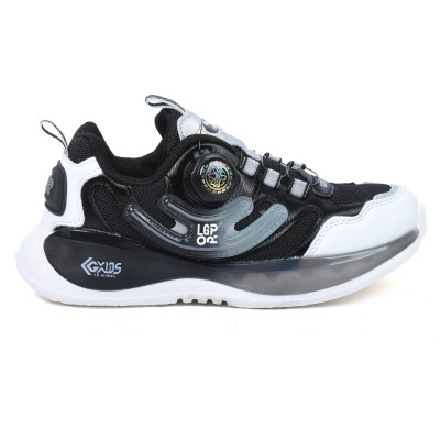 Basket enfant noire et blanche avec molette LIY35048NS-N