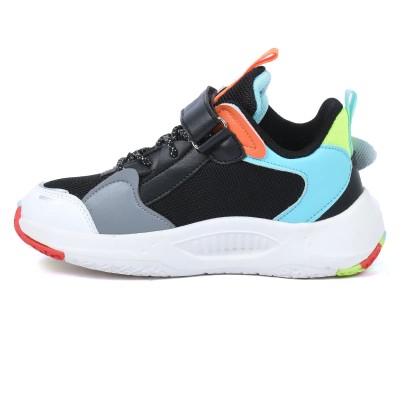 Basket enfant L-G KIDS LIY35150S-N-VT design multicolore et semelle graffiti