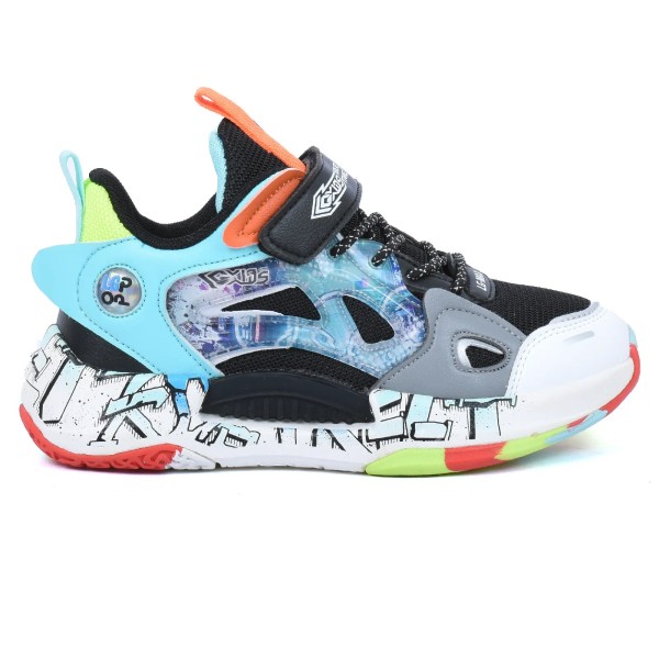 BASKET GARÇON NOIR ET VERT