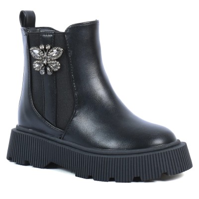 bottine-fille-mode-noir-ok-dr2612-b-n