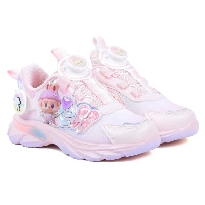 Basket lumineuse fille rose motif dessin animé LECHENG KIDS B635-RO