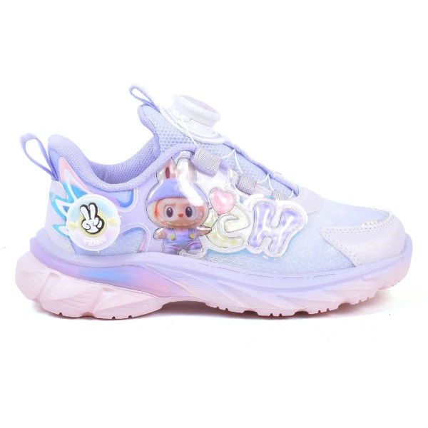 BASKETS FILLE VIOLET LABUBU LED