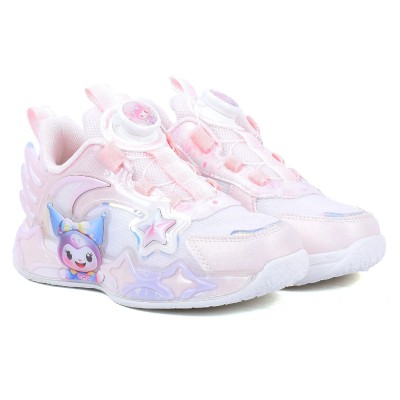 Basket lumineuse fille rose et blanc à ailes motif animé LECHENG KIDS 5227-RO
