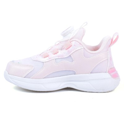 Basket lumineuse fille rose et blanc à ailes motif animé LECHENG KIDS 5227-RO
