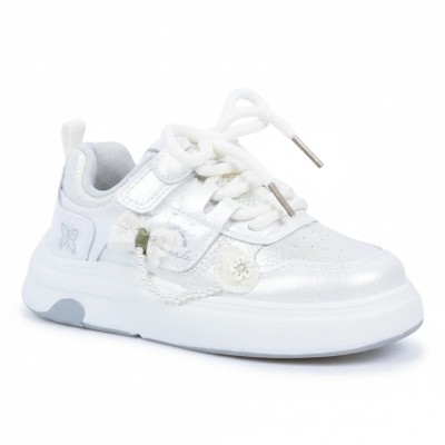 chaussures-baskets-fille-chic-blanc-argent-b2515-bc-ar
