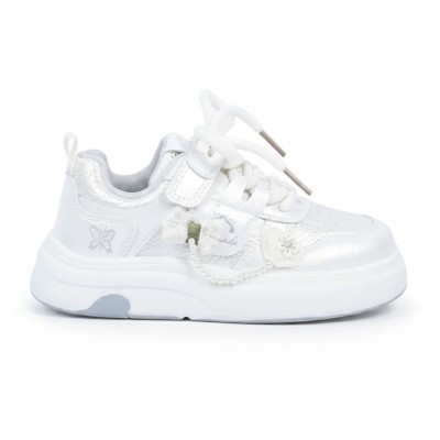 chaussures-baskets-fille-chic-blanc-argent-b2515-bc-ar