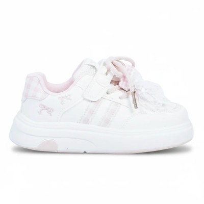baskets-fille-chic-blanc-rose-b113-bc-ro