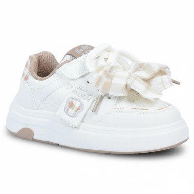 baskets-fille-chic-blanc-kaki-b2512-bc-k