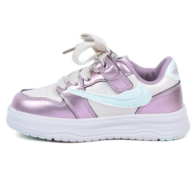 chaussures-baskets-fille-mode-rose-b2528-ro