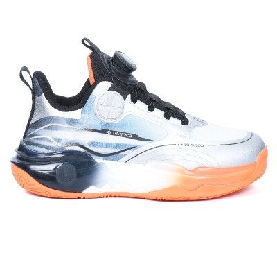 baskets-garcon-sport-orange-blanc-lky37106ns-or