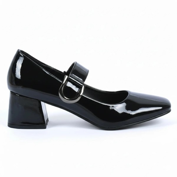ESCARPINS FEMME NOIR VERNIS