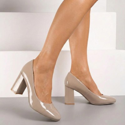 escarpins-femme-bout-carre-talon-carre-kaki-gla-gh26-k