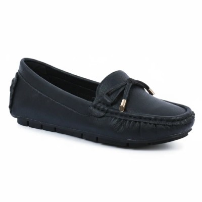 Mocassins Femme Noir Primo Marco – Confort & Élégance | Réf. PM-DR1681-80-N
