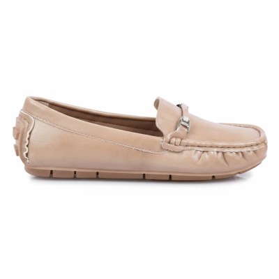 Mocassins Femme Beige Primo Marco – Confort & Style Élégant | Réf. PM-DR1681-52-BG