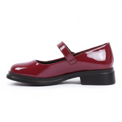 Babies Femme Bordeaux Primo Marco – Vernis & Talon Confort | Réf. PM-25769-40-BX