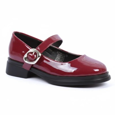 Babies Femme Bordeaux Primo Marco – Vernis & Talon Confort | Réf. PM-25769-40-BX