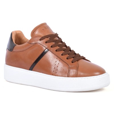 Baskets Homme Marron ELITO – Style Casual & Semelle Confort | Réf. EL-2581-C-M-N