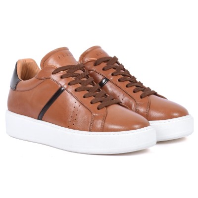 Baskets Homme Marron ELITO – Style Casual & Semelle Confort | Réf. EL-2581-C-M-N