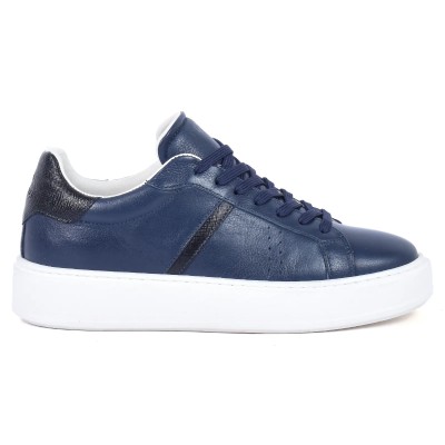 Baskets Homme Bleu Marine ELITO – Style Casual & Semelle Confort | Réf. EL-2581-C-BM