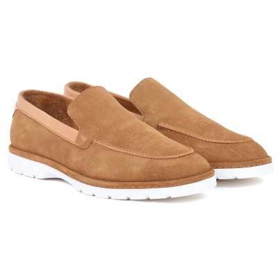 Mocassins Homme Daim Camel ELITO – Confort & Élégance | Réf. EL-2235-D-C