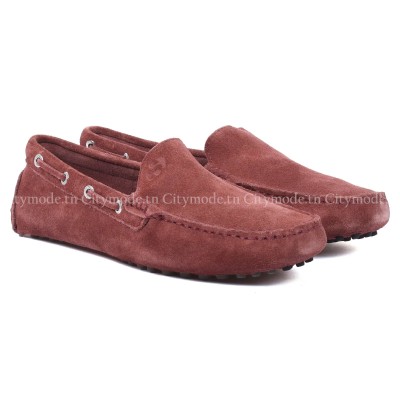 mocassin-homme-superga-100% cuir-casual-rouille-sgas001wp0-221