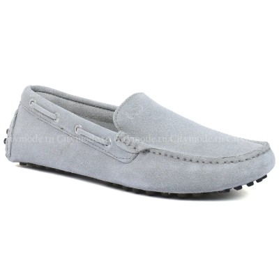 mocassin-homme-superga-100% cuir-casual-gris-sgas001wp0-506