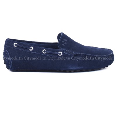 mocassin-homme-superga-100% cuir-casual-bleu-marine-sgas001wp0-516