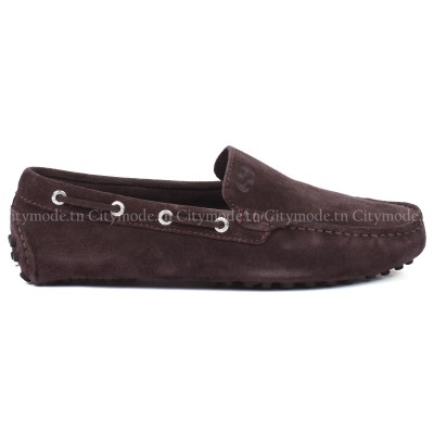 mocassin-homme-superga-100% cuir-casual-marron-sgas001wp0-K51