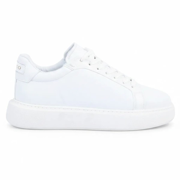 SNEAKERS HOMME BLANC CUIR