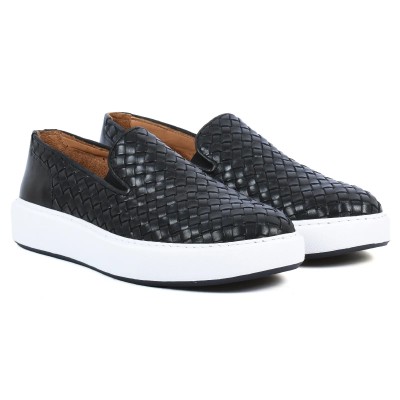 sneakers-slip-on-homme-tresse-noir-el-2550-n