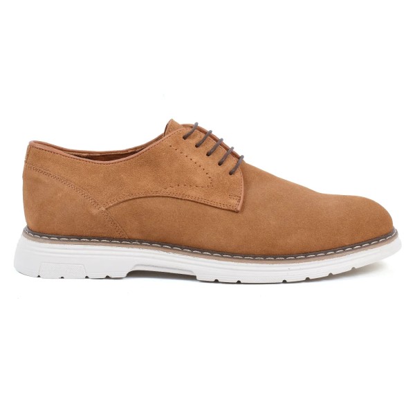 CHAUSSURES VILLE HOMME CAMEL DAIM