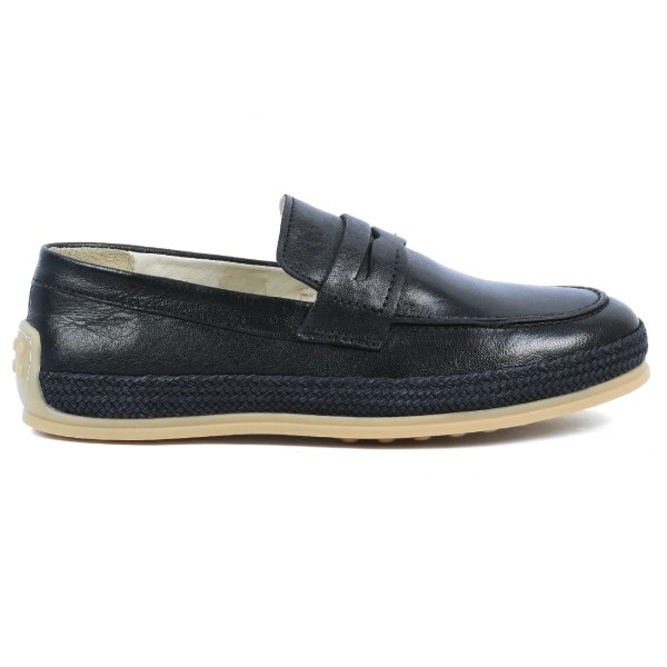 MOCASSINS HOMME EN CUIR NOIR