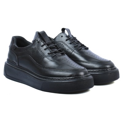 Chaussure homme pablo 100 % en cuir noir