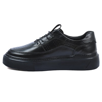 Chaussure homme pablo 100 % en cuir noir