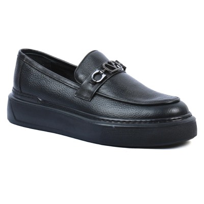 mocassin homme Pablo 100 % cuir noir