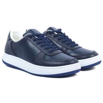 baskets-homme-casual-cuir-bleu-marine-m-436-blm