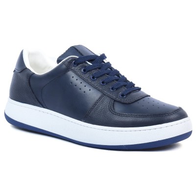 baskets-homme-casual-cuir-bleu-marine-m-436-blm