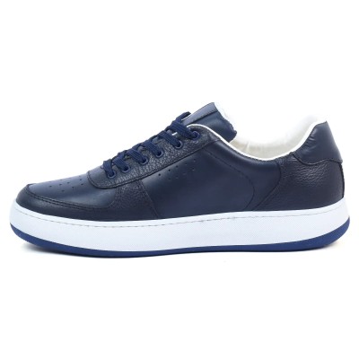 baskets-homme-casual-cuir-bleu-marine-m-436-blm