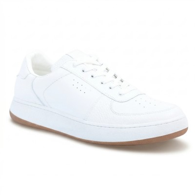 baskets-homme-casual-cuir-blanc-m-436-bc