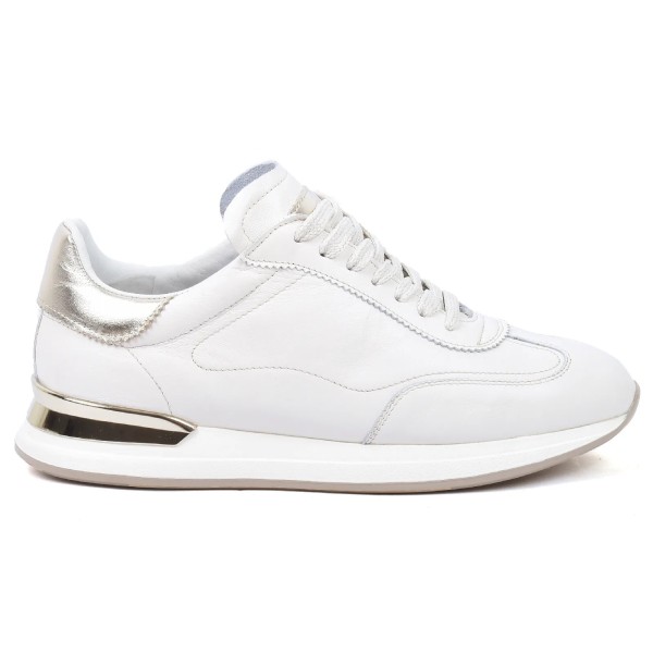 BASKETS FEMME CUIR BEIGE