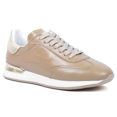 basket femme andrea bruini taupe 100 % cuir AB-1470-2-TP