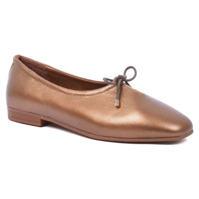 ballerine femme andrea bruni bronze 100 % en cuir AB-124-1-Bz