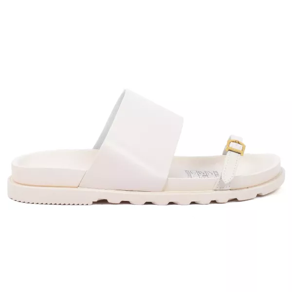 MULES FEMME BEIGE À BRIDES