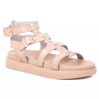 SANDALES GLADIATEUR FEMME BEIGE GLA-YL-1-BG