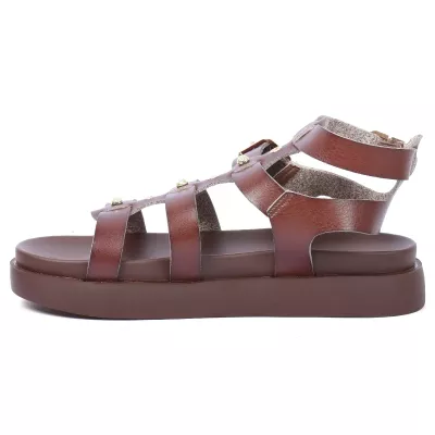 SANDALES GLADIATEUR FEMME marron GLA-YL-1-M